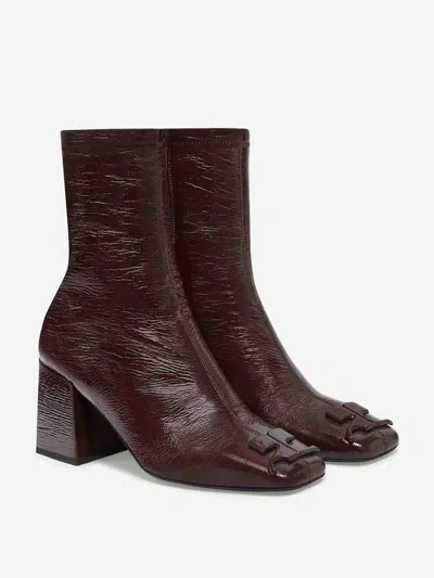 Courrèges Courregès Reedition Ankle Boots In Burgundy
