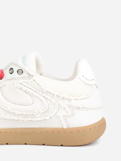 Ganni Sneakers 08 Canvas Raw Edge In White