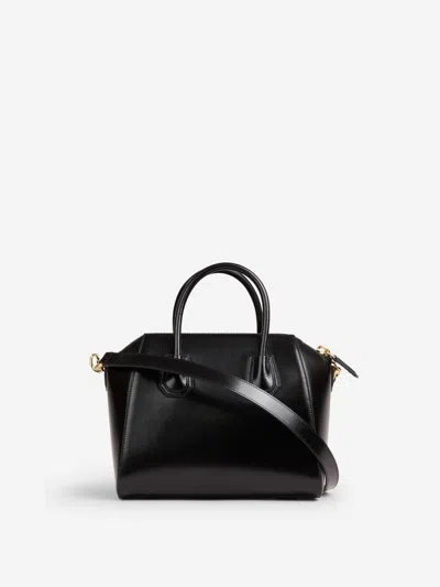 Givenchy Mini Elegant Leather Handbag In Black