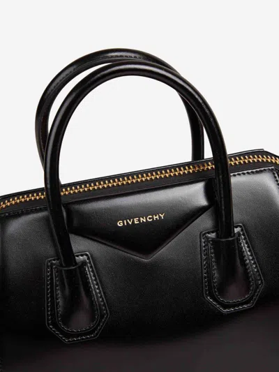Givenchy Mini Elegant Leather Handbag In Black