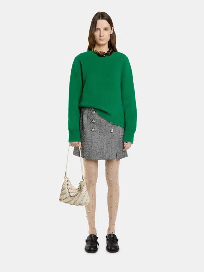 Rabanne Paco Shoulder Bag In White