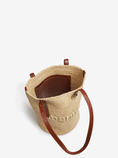 Rabanne Woven Tote Bag In Nude