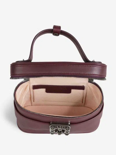 Roger Vivier Vanity Micro Bag Rectangular Shape In Red