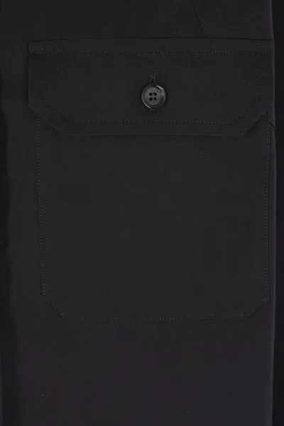 Alexander Mcqueen Mcqueen T-bar Harness Utility Button-up Shirt In Black