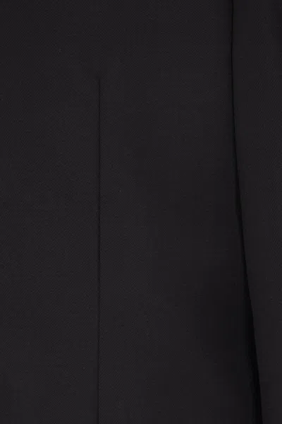 Balenciaga Men Tailored Jacket In Twill And Jersey In Black