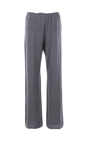 Co Elastic-waistband Trousers In Gray