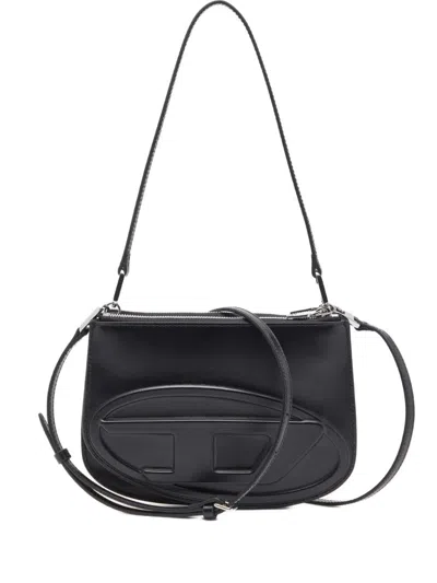 Diesel 1dr Twin Black Shoulder Bag In Black