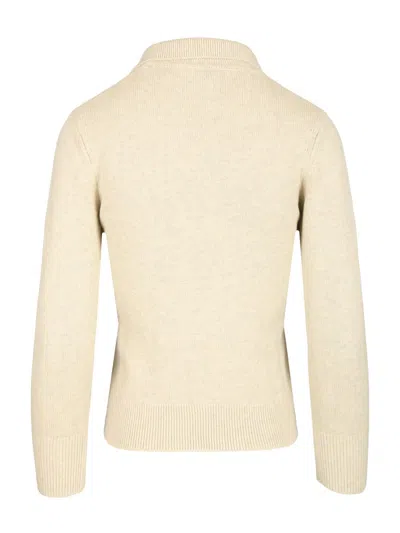 Isabel Marant Étoile Womens Isabel Marant Etoile Nola Intarsia Cotton-blend Knitted Jumper In Neutral