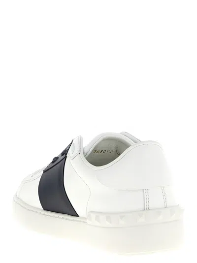 Valentino Garavani Calfskin Open Sneaker In Multi