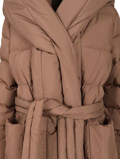 Moorer Osiride-stp Coats Rose In Brown