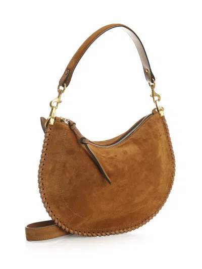 Isabel Marant Oskan Soft Zip-gz Crossbody Bags Brown