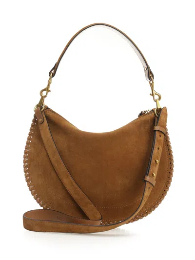 Isabel Marant Oskan Soft Zip-gz Crossbody Bags Brown