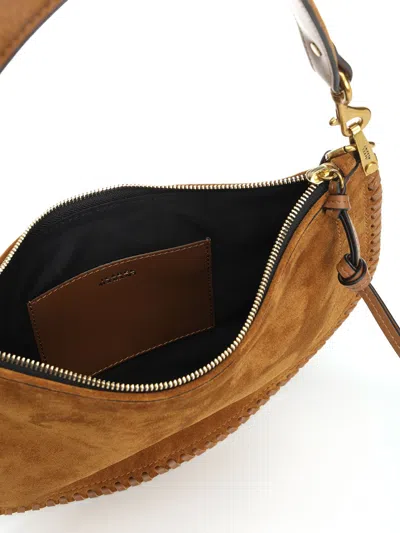 Isabel Marant Oskan Soft Zip-gz Crossbody Bags Brown