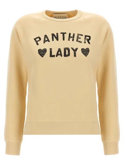 Valentino Graphic Print Cotton Sweatshirt With Raglan Sleeves