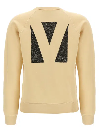 Valentino Graphic Print Cotton Sweatshirt With Raglan Sleeves