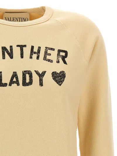 Valentino Graphic Print Cotton Sweatshirt With Raglan Sleeves