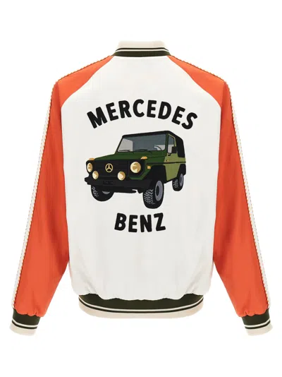Moncler Genius Moncler X Mercedes-benz 'satet' Reversible Bomber Jacke In Multi