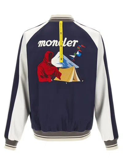 Moncler Genius Moncler X Mercedes-benz 'satet' Reversible Bomber Jacke In Multi
