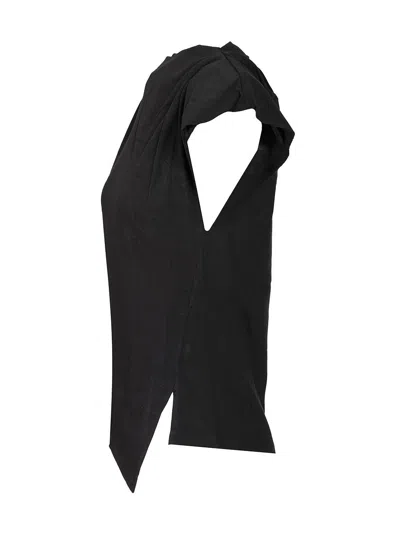 Isabel Marant Sebani Asymmetrical T-shirt In Black