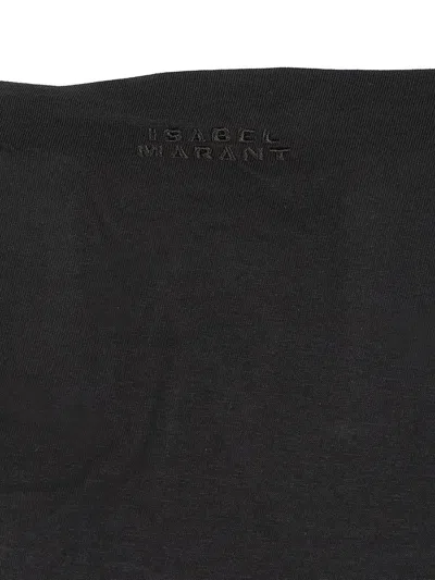 Isabel Marant Sebani Asymmetrical T-shirt In Black