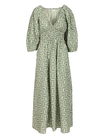 Matteau Organic Cotton Printed Midi Dress