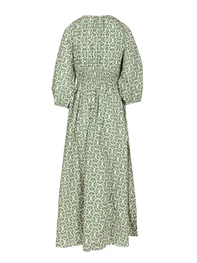 Matteau Organic Cotton Printed Midi Dress