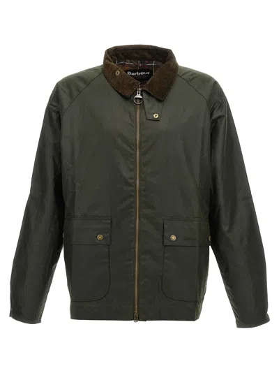 Barbour Modern Bedale Wax Jacket In Green