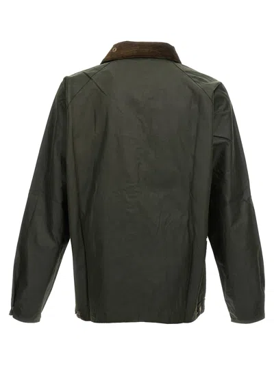 Barbour Modern Bedale Wax Jacket In Green