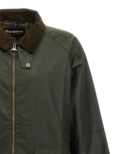 Barbour Modern Bedale Wax Jacket In Green