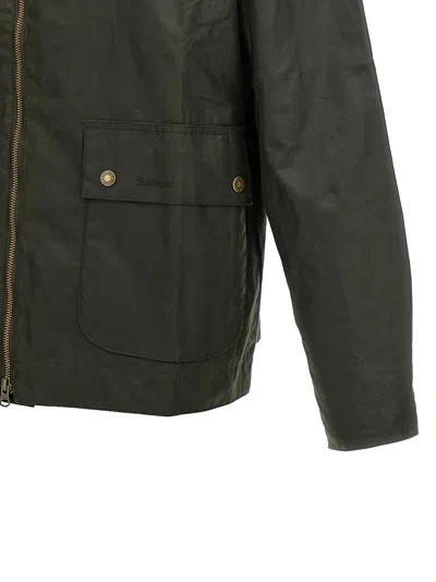Barbour Modern Bedale Wax Jacket In Green