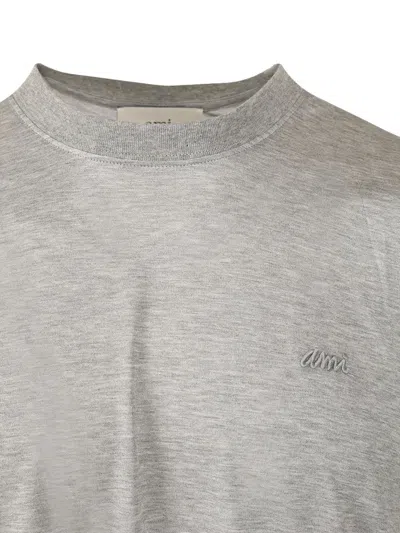Ami Alexandre Mattiussi Ami Paris T-shirt In Gray