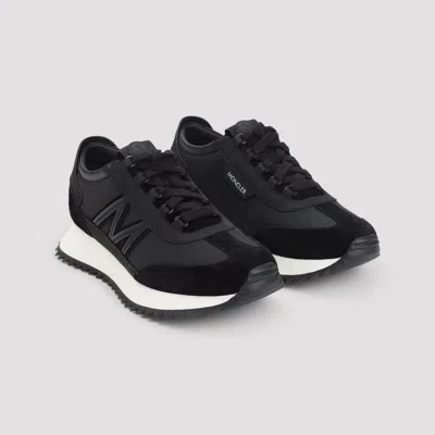Moncler Pacey2 Suede & Nubuck Trainers, Men, Black, Size: 46