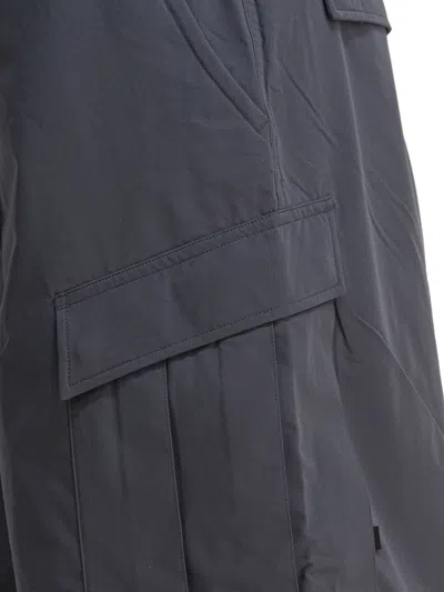Daiwa Pier39 Elasticated-waist Cargo Shorts In Gray