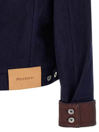 Jw Anderson J. W. Anderson 'turn Up Cuff' Jacket In Blue
