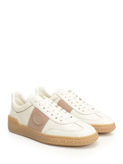 Valentino Upvillage Bicolor Stripe Low-top Sneakers