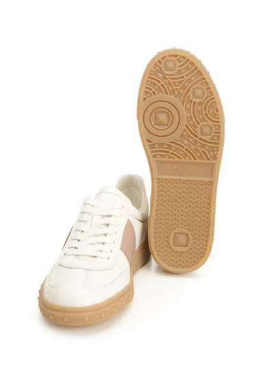 Valentino Upvillage Bicolor Stripe Low-top Sneakers