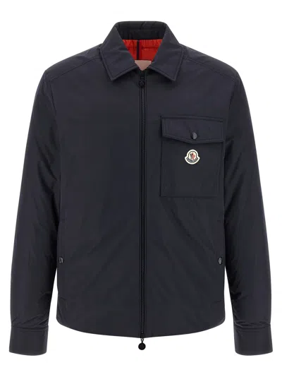 Moncler Vigeon Tech Down Jacket In Blue