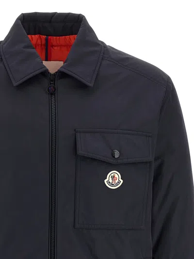 Moncler Vigeon Tech Down Jacket In Blue