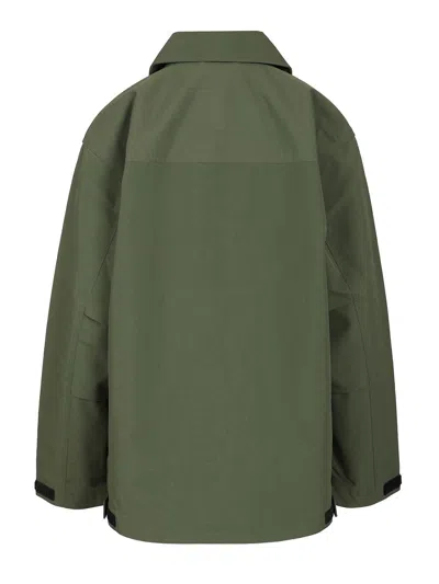 Carhartt Button-fastening Pocket-detail Military Jacket In Green