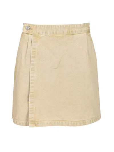 Carhartt Emery Pocket Wrap Skirt In Neutral