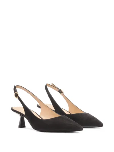 Stuart Weitzman 50mm Stuart Sculpt Pointed-toe Pumps In Black