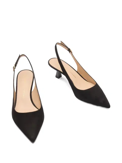 Stuart Weitzman 50mm Stuart Sculpt Pointed-toe Pumps In Black