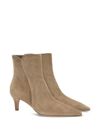 Gianvito Rossi 55mm Levy Boots In Brown