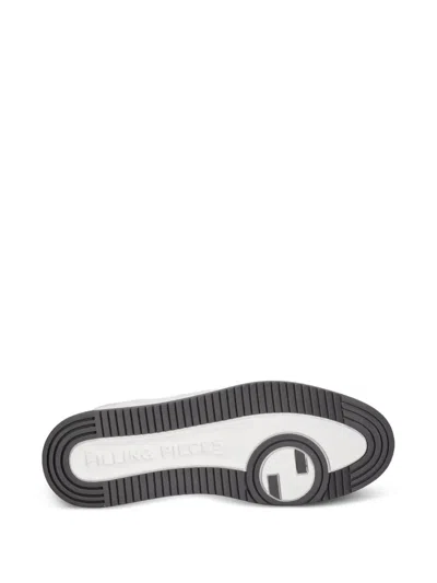 Filling Pieces Mondo Squash Leather Sneakers In White