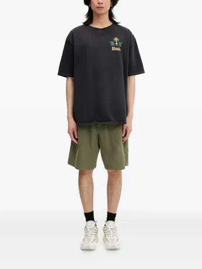 Human Made Patch-pocket Elasticated Shorts In Green