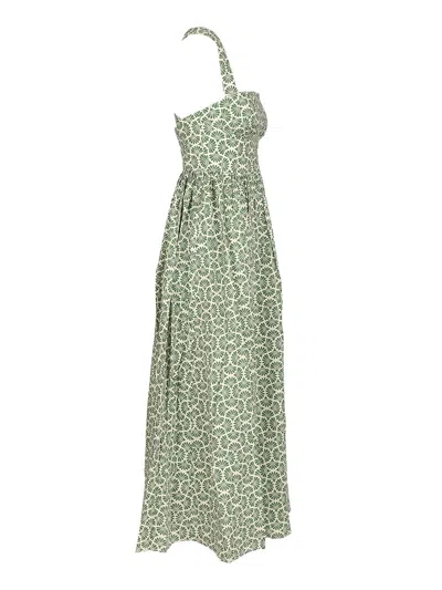 Matteau Wrap Midi Dress Dresses Green In Green