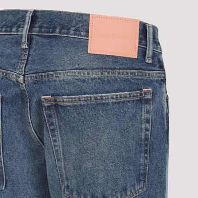 Acne Studios Distressed Straight-leg Jeans In Blue