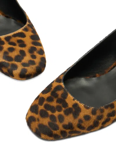 Stuart Weitzman 35mm Maeve Slingback Leopard Pumps In Animal Print