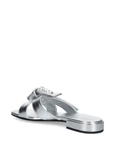 Kenzo Oki Sandals In Silver