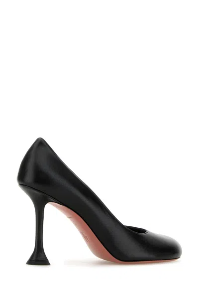 Amina Muaddi Women Iris Pump 95 Nappa Black 95 Mm Mini In Multi
